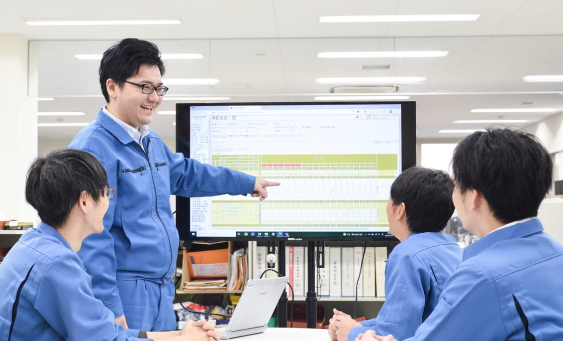 イメージ：実際の職場で社員とリアルに交流できる！