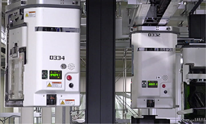 天井走行式自動搬送システム